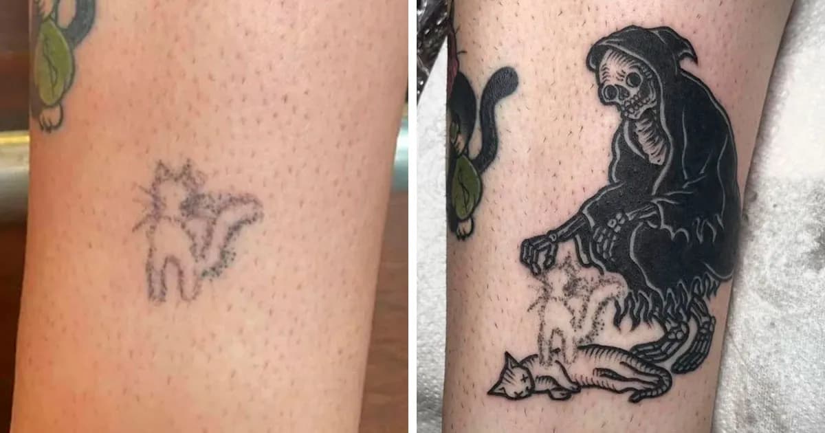 From Tattoo Regrets To Works Of Art: 70 Incredible Cover-Ups That Completely Transformed Old Ink