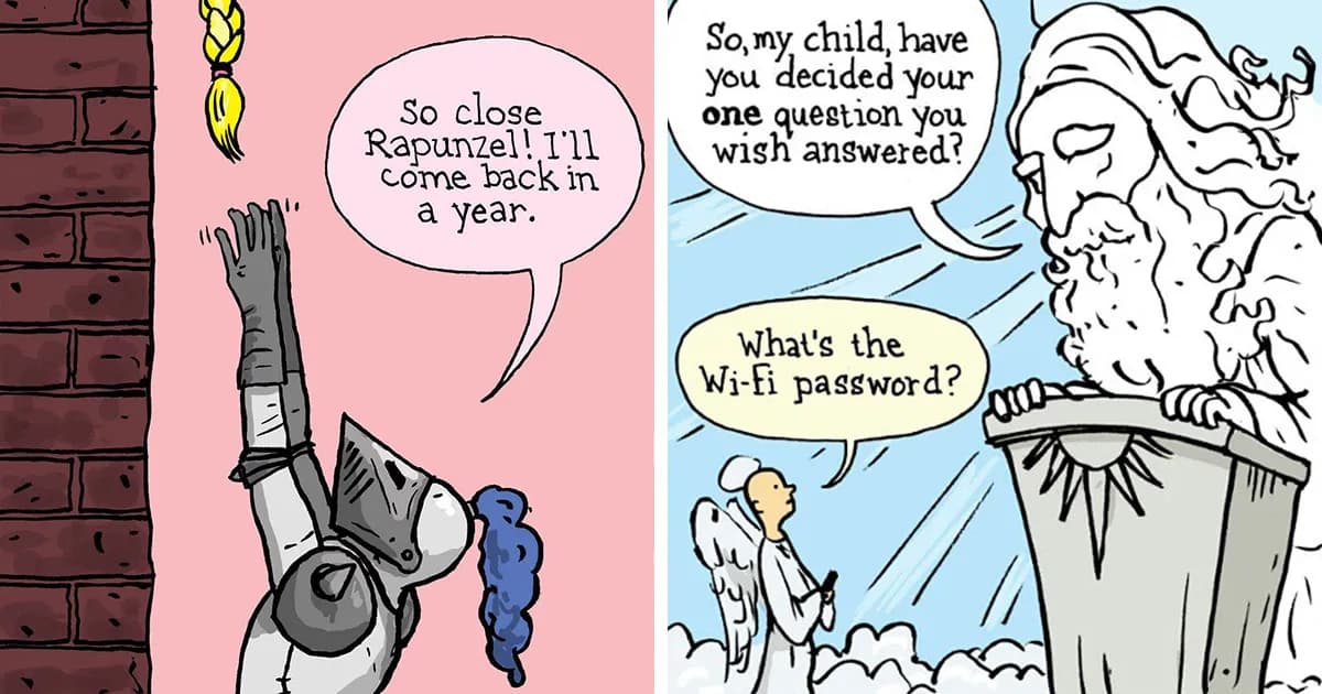 These Single-Panel Comics By Joseph Novak Prove The Weirdest Ideas Can Make The Best Jokes (50 New Pics)