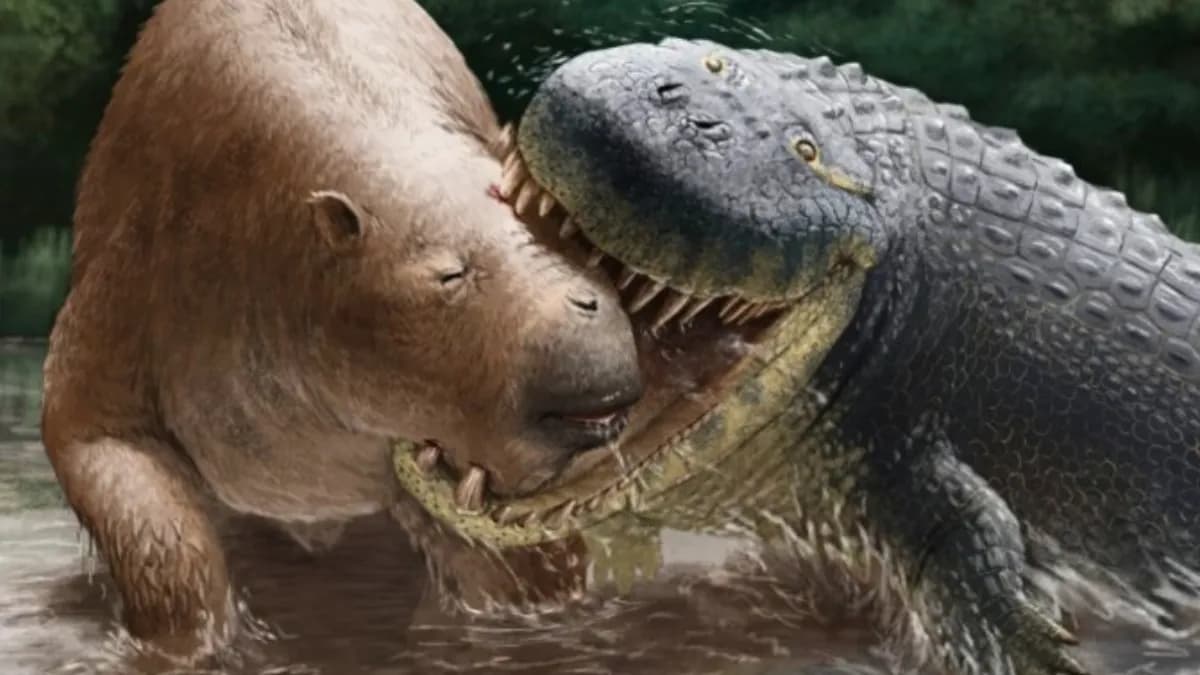 This Giant Crocodile Relative Weighed as Much as a Car And Preyed on Rhino-Sized Mammals