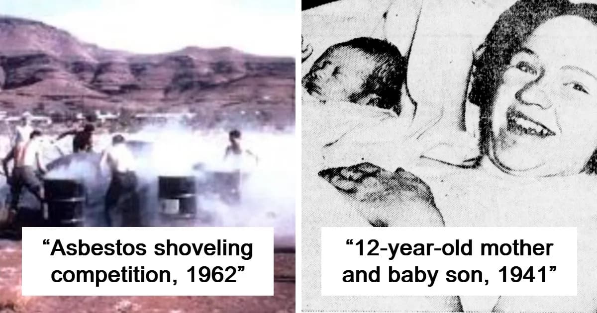 Bizarre Throwback Images That Would Cause Absolute Outrage Today