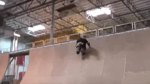 Tony Hawk pushing his body to the absolute limit to land what is possibly his last 720 at age 52.