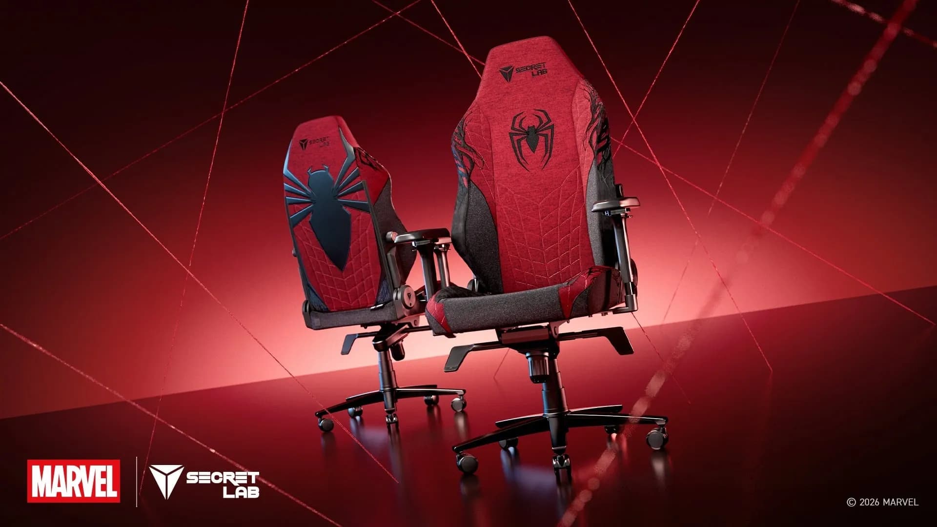 First look: Secretlabâs new Spider-Man and Venom gaming chairs are slinging onto shelves