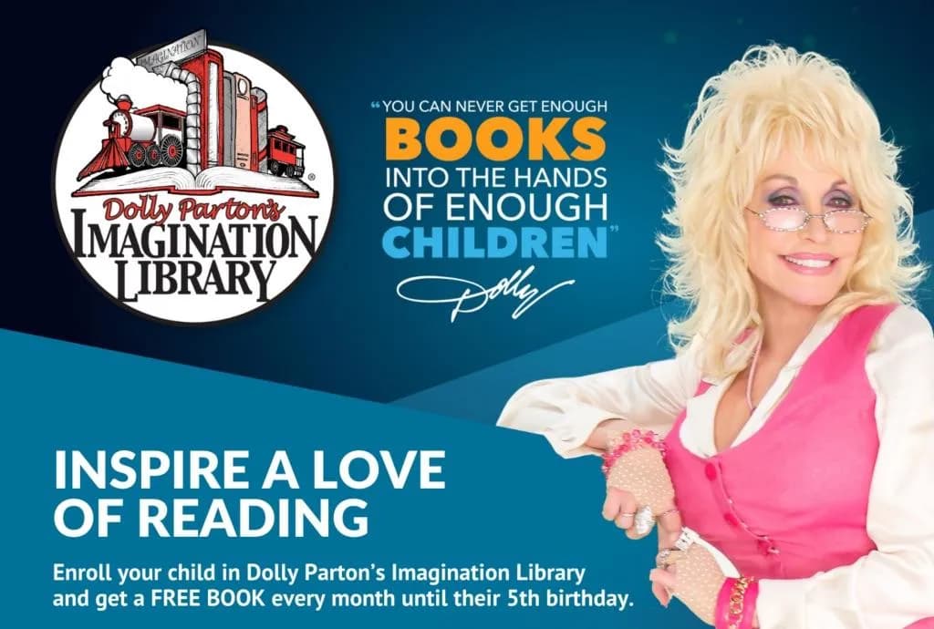The Imagination Library was one of Dolly Parton’s most amazing accomplishments of many!! Rest in Peace, Miss Dolly, we will always love you! 💕