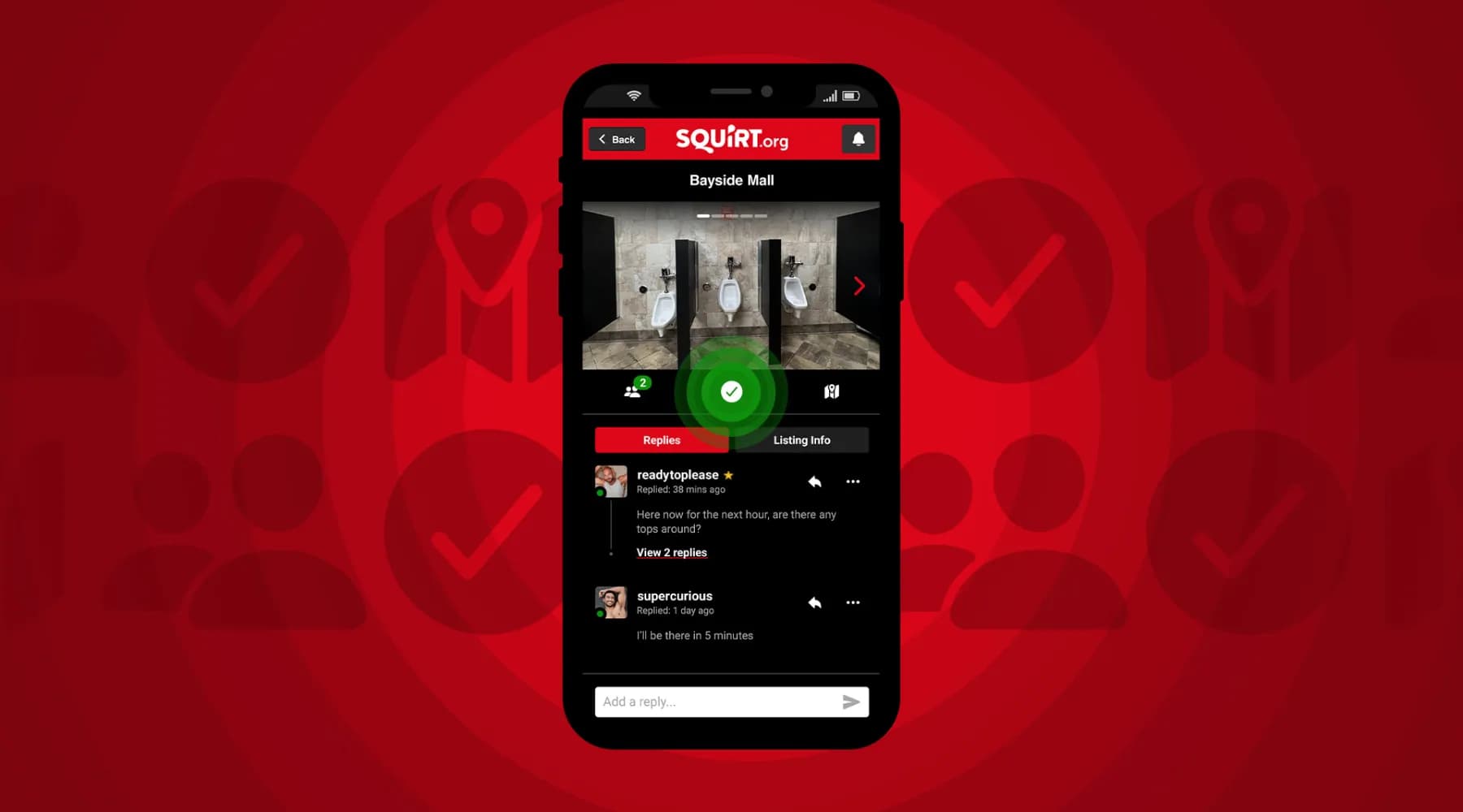 Squirt and SQ Dating launch check-in features for real-life cruising
