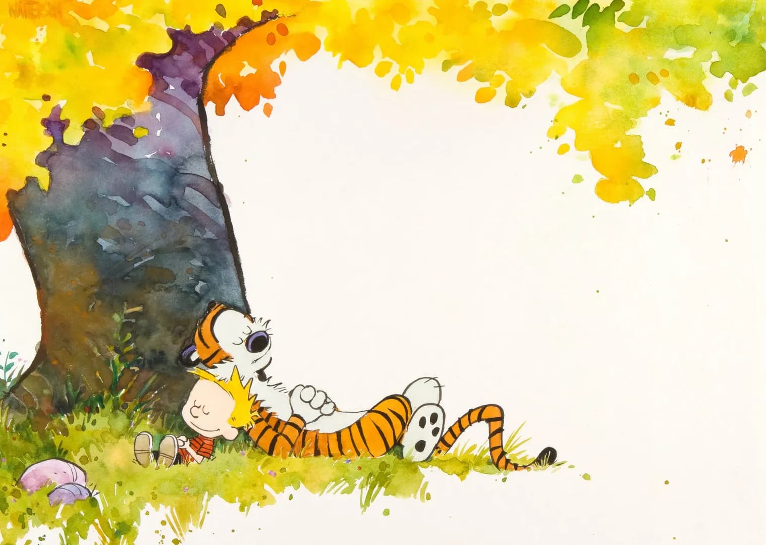35 Years Later, the Best 'Calvin and Hobbes' Quote About Touching Grass is Still a Stone Cold Classic