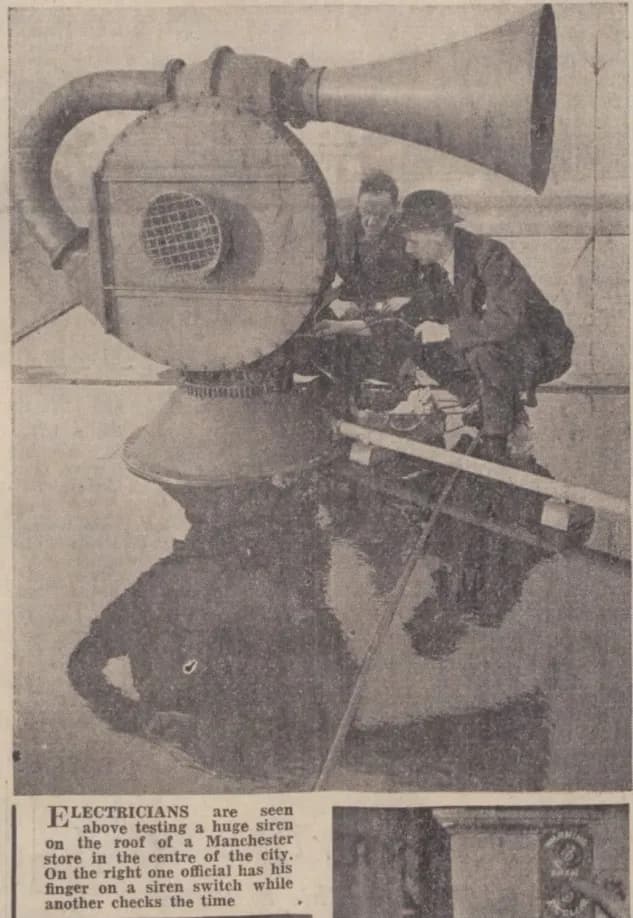 Weird Experimental British rotational sirens beingtestedin the start of ww2. 2 were made. Port ratio unknown. Replace in favor with the standard UK 10/12 Port sirens. (Like carter, castle casting, kla