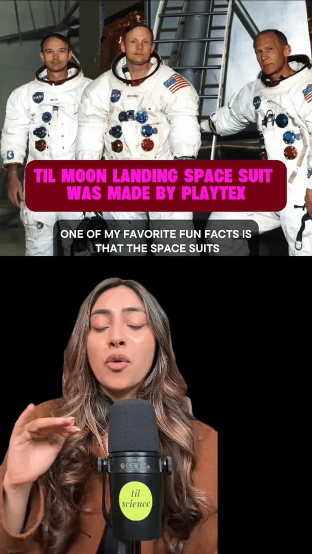 The 1969 Apollo 11 Space Suit Was Made By Playtex, the bra company