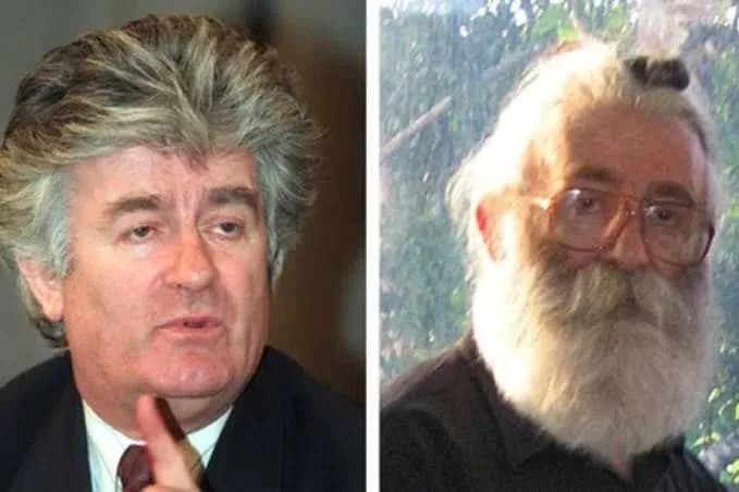 Radovan karadzic war criminal managed to remain hidden for 13 years by growing a beard and hair and wearing glasses. He did this while becoming quite famous in the field of alternative medicine using