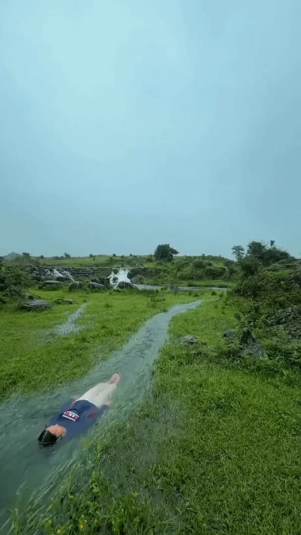 Monsoon season in Meghalaya , india