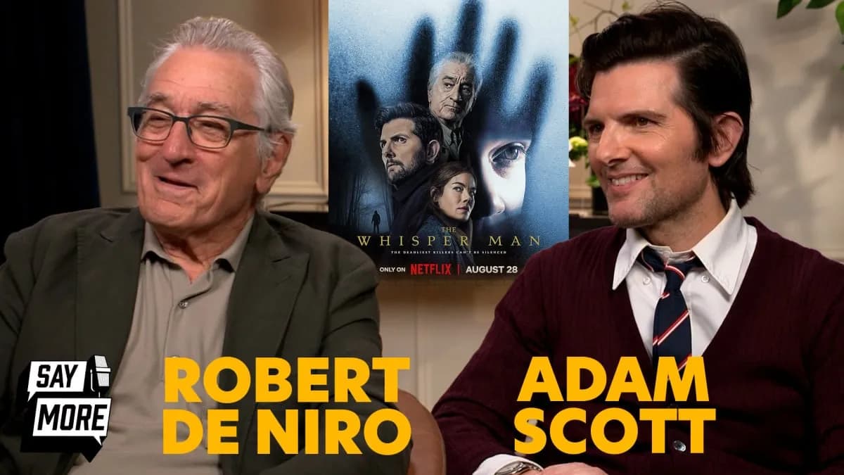 Robert De Niro & Adam Scott on How 'The Whisper Man' Tackles Generational Trauma