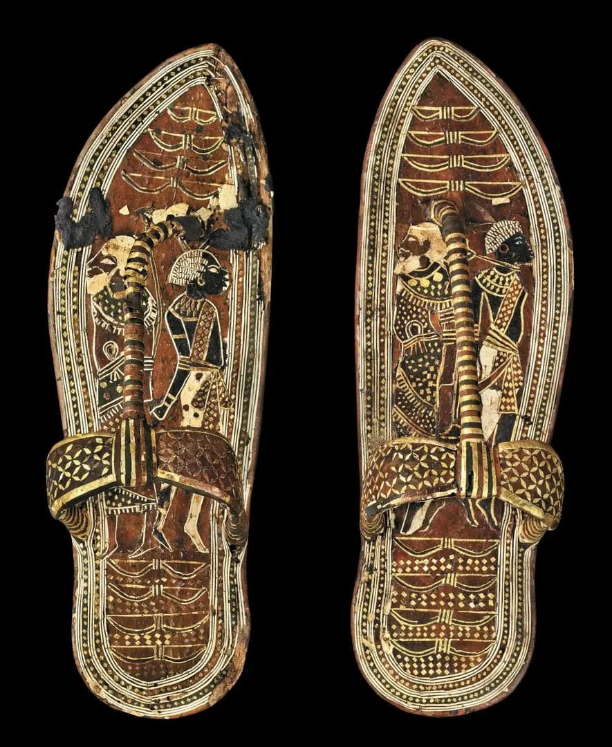 These are Tutankhamun's 3,000-year-old sandals