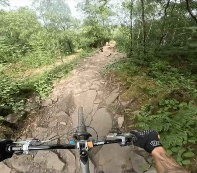 Guy finds young boy injured on a bike trail and saves him