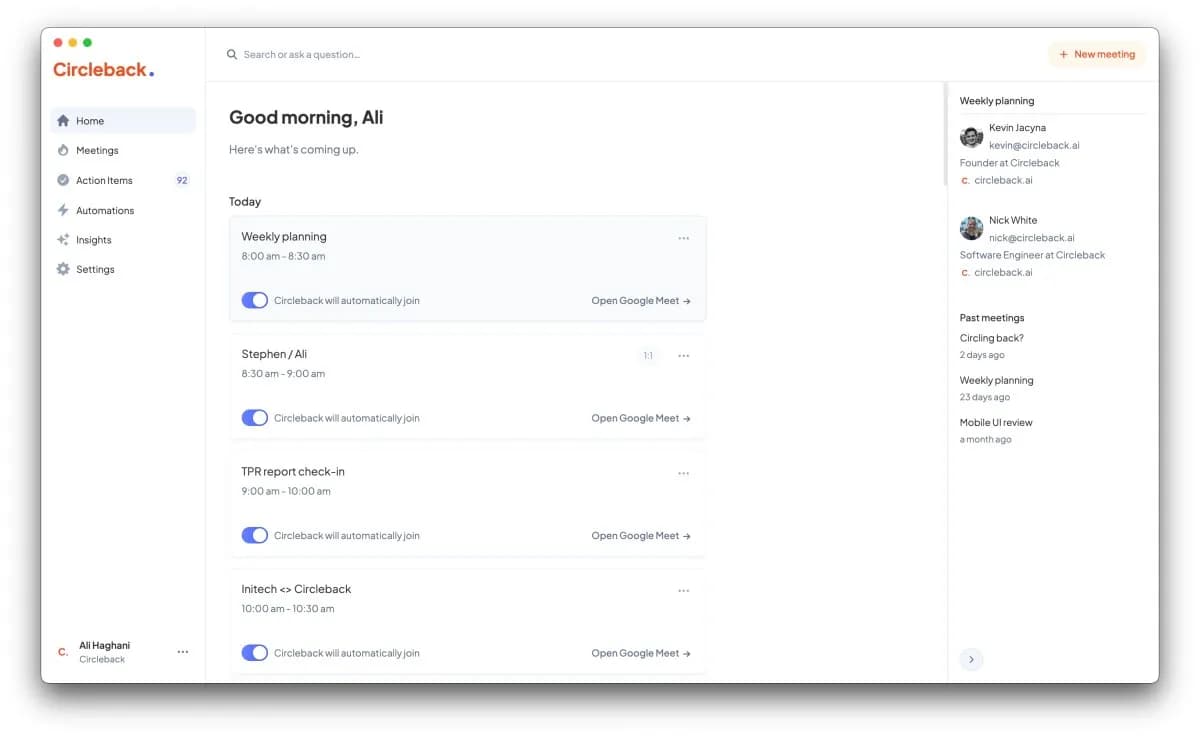 Meeting notetaker Circleback adds a free tier to attract more customers | TechCrunch