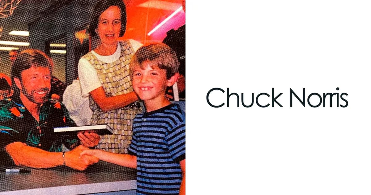 Photos Of One Man With Famous Celebrities Since Childhood