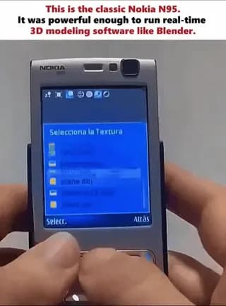 Nokia N95 was far ahead in the future ..
