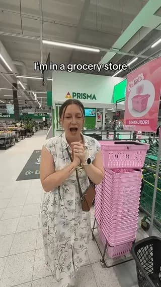 It's pretty awesome that finding love in a Finnish grocery store is apparently intentionally designed.
