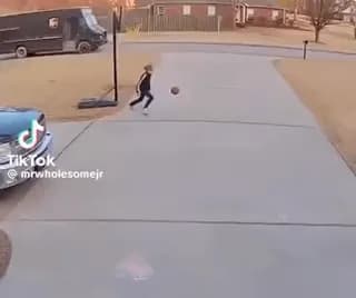 UPS driver takes a quick break.
