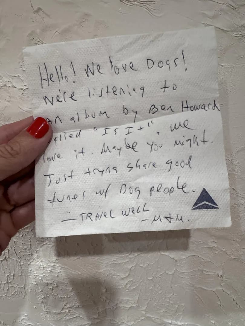 Unexpected kindness at 30,000 feet (oc)