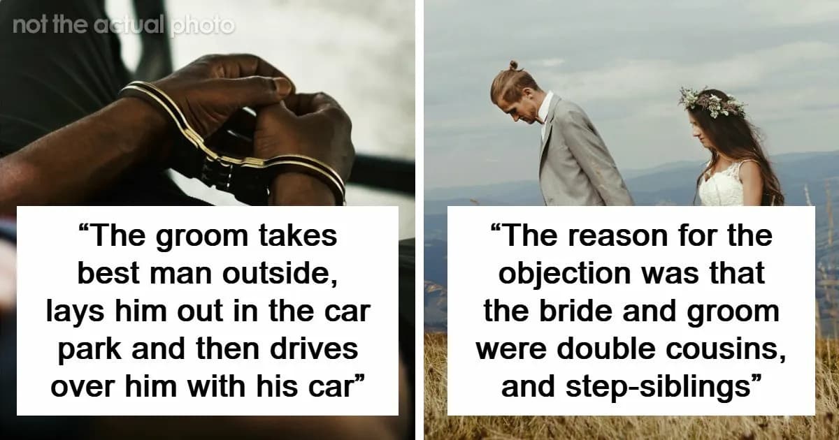 46 Awful Wedding Moments That Guests Canât Believe Actually Happened