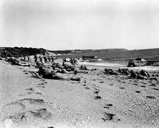 TIL that 39 days before D-Day, a top-secret full-scale rehearsal for the Utah Beach landings was conducted in England called Exercise Tiger. It was attacked by German E-boats, killing 749 American ser