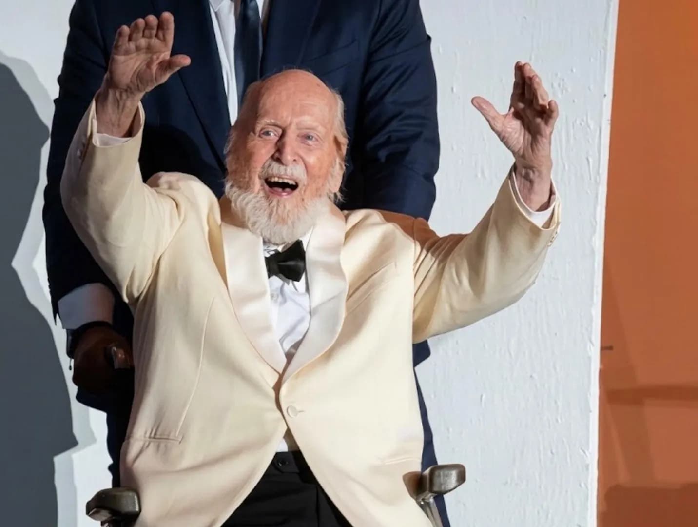 John Williams surprised the Hollywood Bowl by appearing for an encore during “Maestro of the Movies,” taking the podium to conduct “The Imperial March”