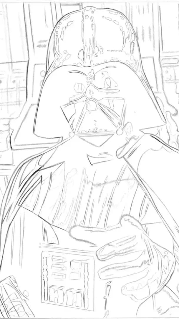Full process of my Darth Vader drawing, hope you all like