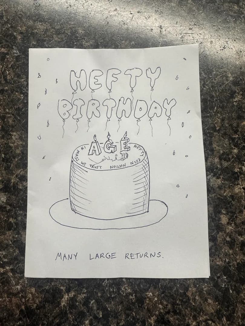 My GF got me a thent for my birthday, but it wound up arriving late. I got a personal note from Mr Nichols himself
