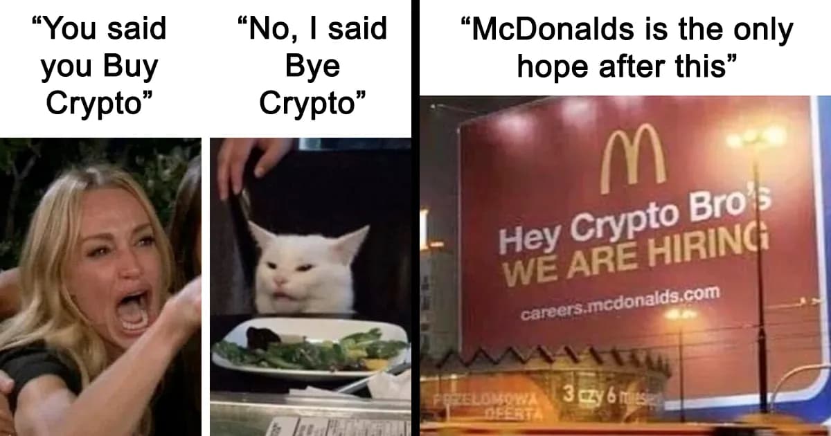 Memes About The Crypto Currency Crash That Exemplify Just How Sad It Is