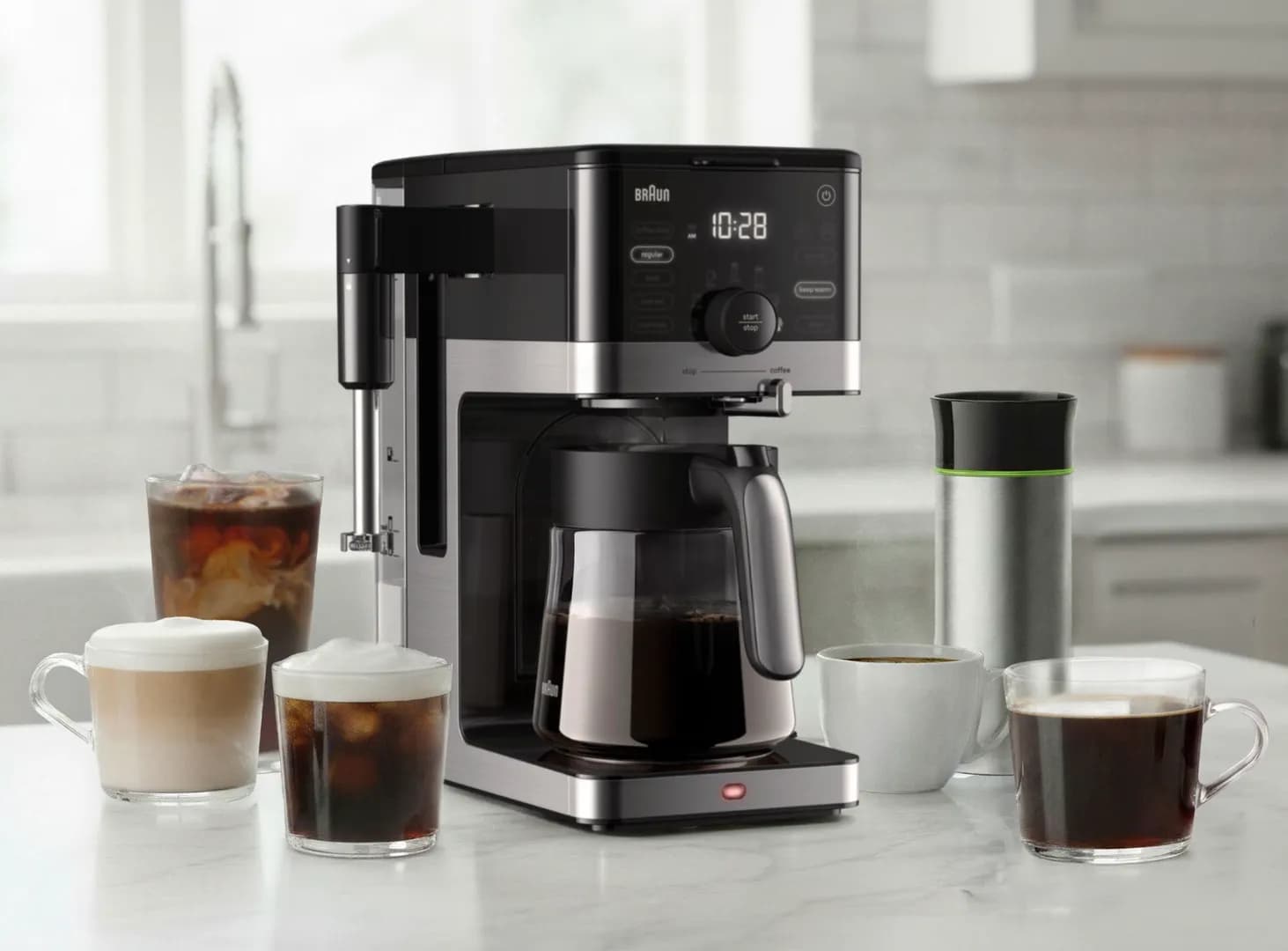 Braun OptiBrew Pro launch: $199 drip coffee maker makes cold brew and milk lattes