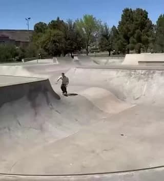 Young skater learns valuable lesson. Never give up
