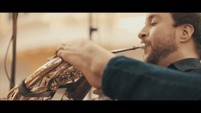 Horn player Felix Klieser, who was born without arms, performs Mozart's Horn Concerto No. 1 with his toes