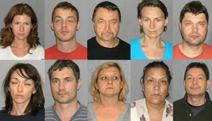 The mugshots of Russian sleeper agents caught in America
