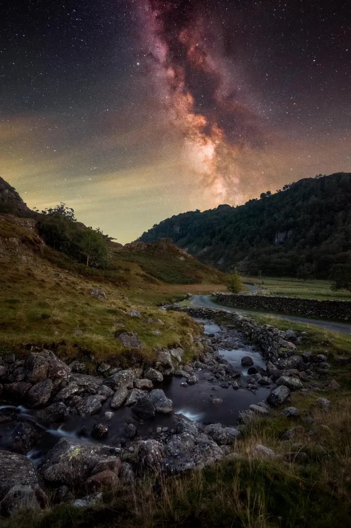 I used my astro-modified DSLR to capture the Milky Way over Watendlath Valley (Lake District, UK)