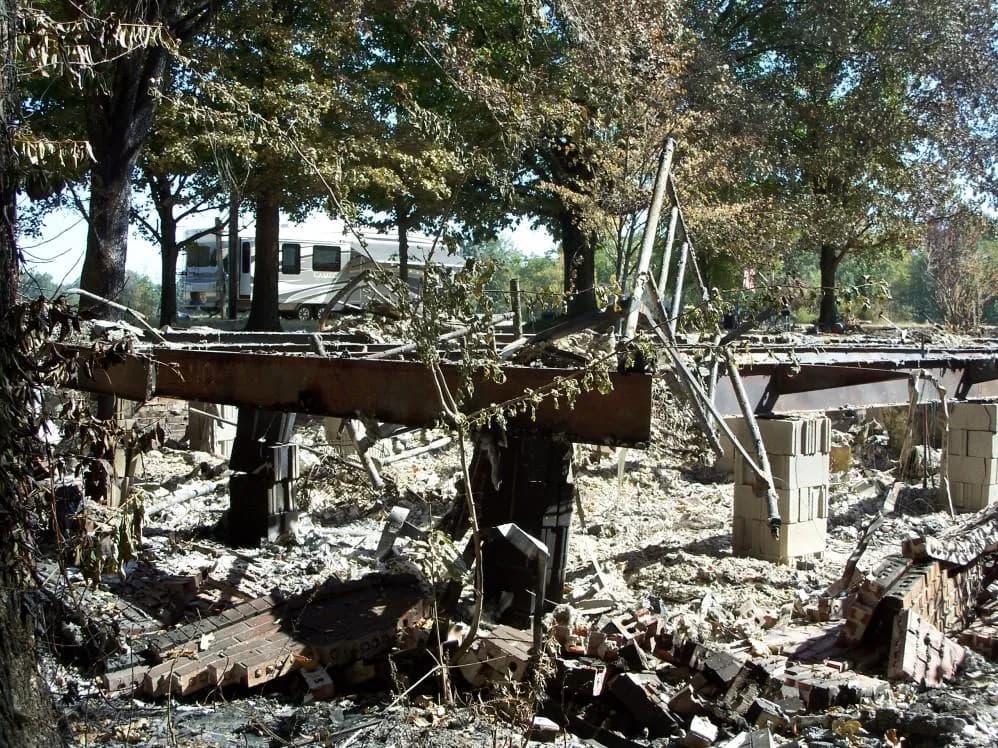 Firefighters in rural Tennessee let a home burn to the ground because the homeowner hadn't paid a $75 fee. Gene Cranick of Obion County and his family lost all of their possessions in the Sept. 29 fir