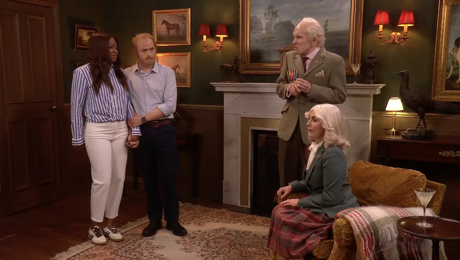 'SNL UK's sketch about Harry and Meghan visiting home has 1 particularly brutal joke