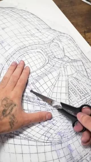 Creating a disco-inspired Darth Vader portrait