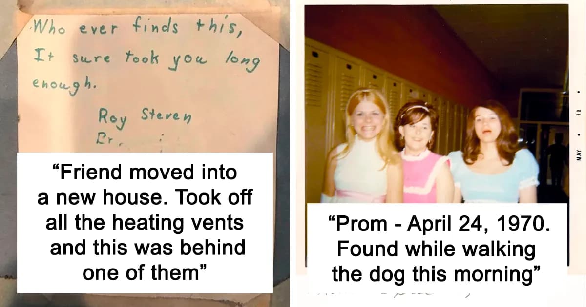 Found Paper: 20 Historical Mementos Discovered In Unexpected Places
