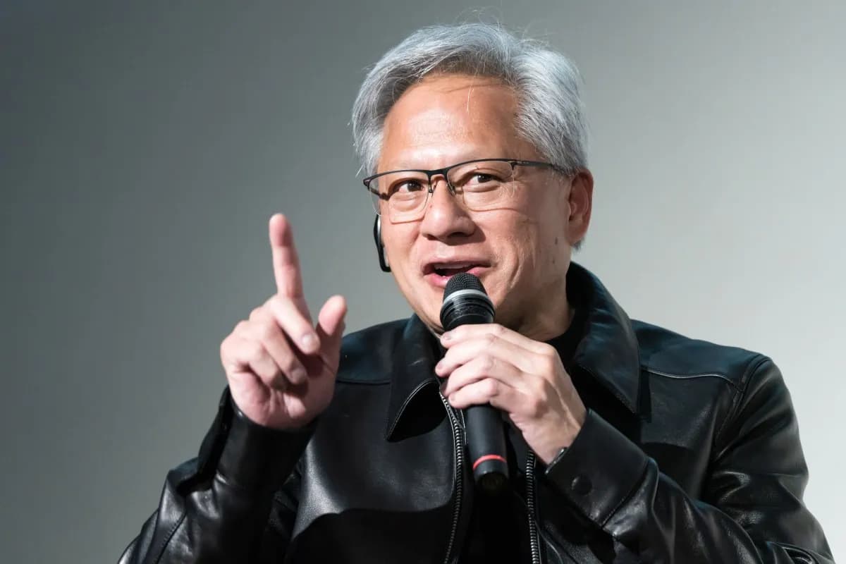 Jensen Huang took a call from Trump, and showed off something else, too | TechCrunch