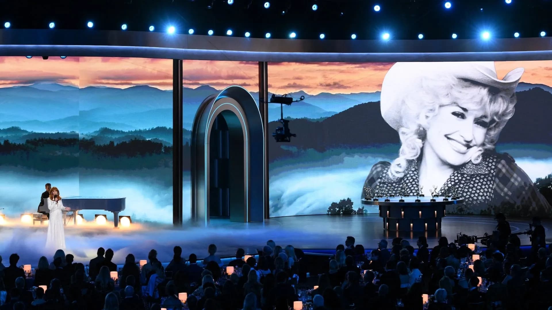 Dolly Parton honored at Emmys by Sally Field and Reba McEntire