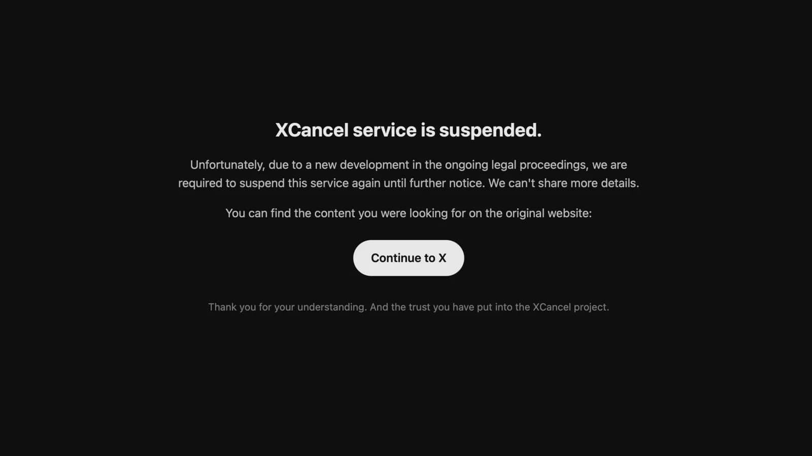 X-viewing services Nitter and XCancel shut down after threats of legal action - Engadget