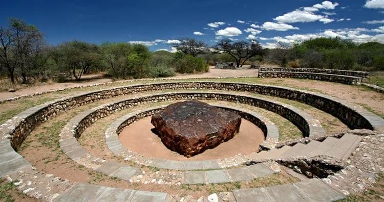 LARGEST known intact meteorite on Earth, The Hoba Meteorite.