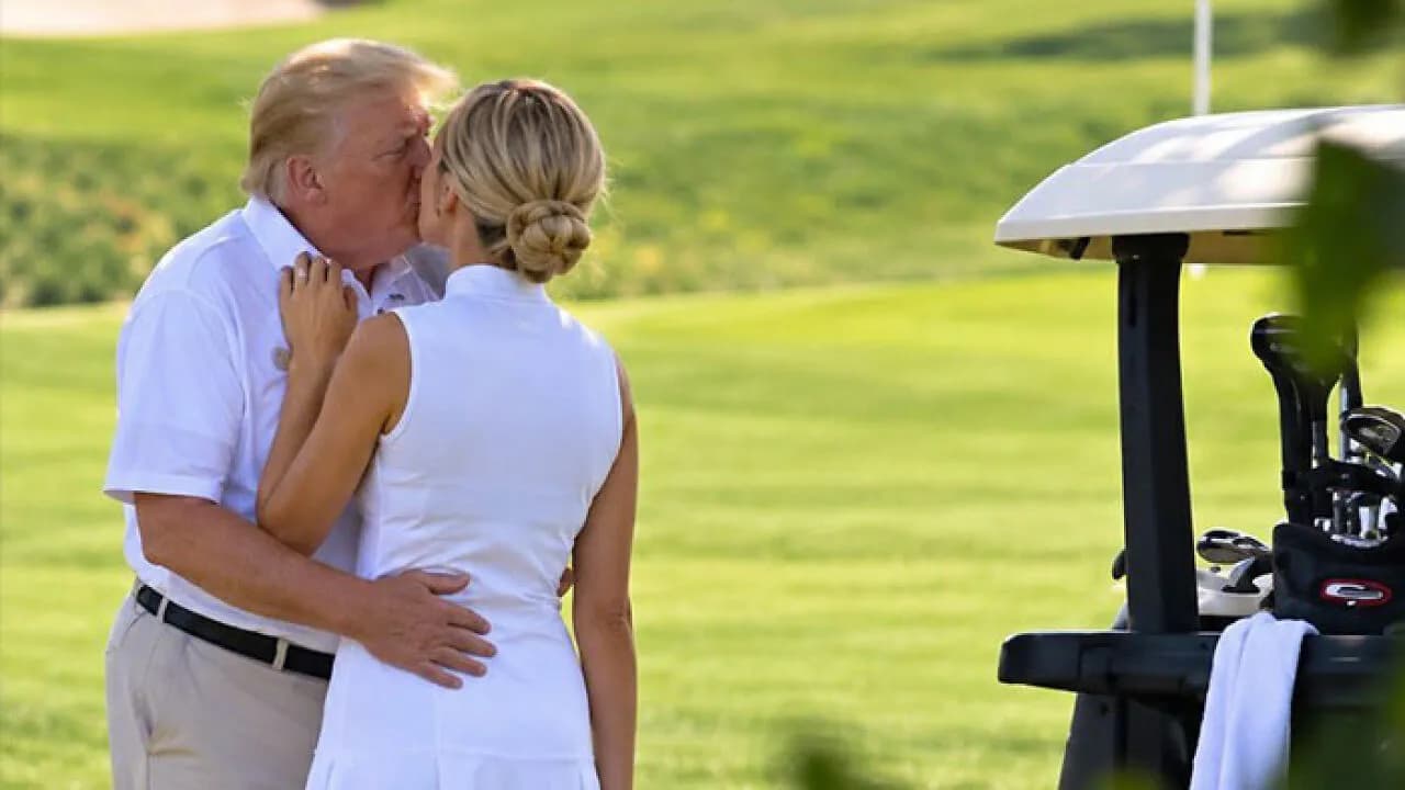 White House Finally Responds To Viral Image Appearing To Show Trump Kissing His Assistant Natalie Harp