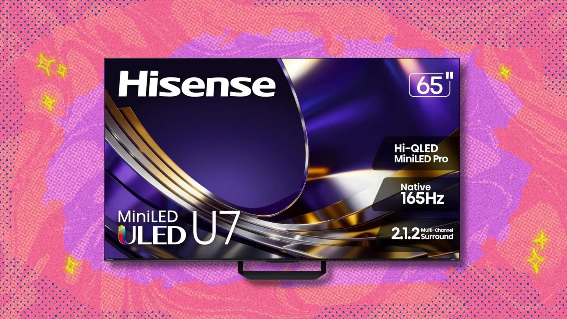 Best Hisense deal: Save $652 on the Hisense 65-inch U7 Mini-LED ULED 4K TV
