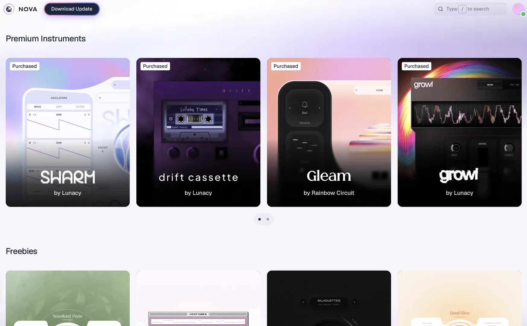 Lunacy Audio Nova is a place to build and sell your own AI-powered music plugins