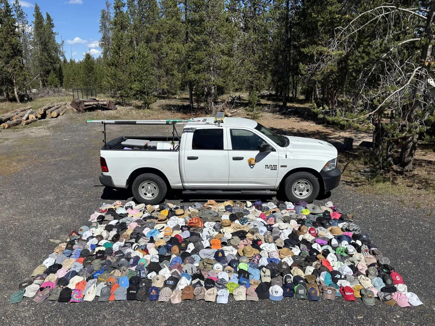 The U.S. Geological Survey shows what visitors leave behind in Yellowstone National Park