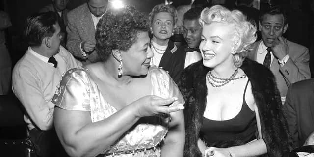 TIL that in the 1950s, Ella Fitzgerald was not allowed to play Hollywood's most popular nightclub, Mocambo, because of her race. Marilyn Monroe, a big fan, called the owner & told him that if he booke