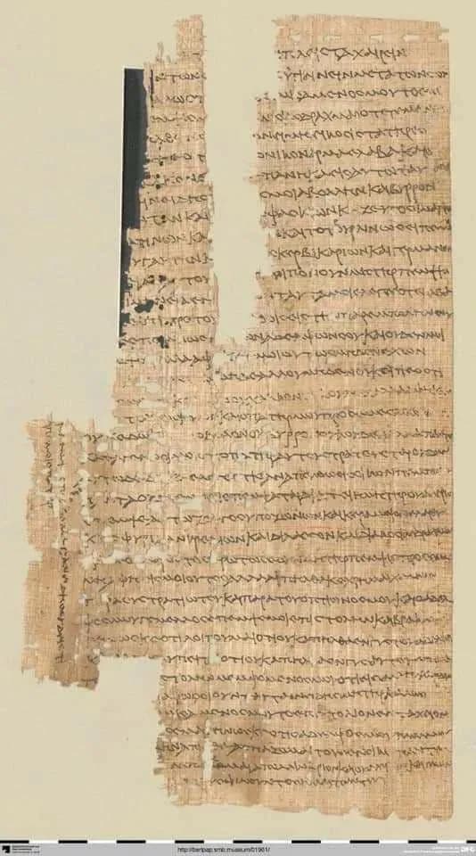 A letter from a Roman soldier to his mother was found in Egypt Palaeographically dated to the 3rd century CE (around 250โ260 CE), Translation below