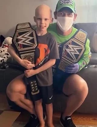 John Cena holds the Guinness World Record for granting 650 wishes through Make-A-Wish!