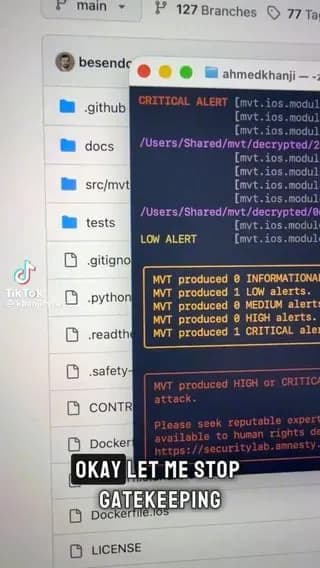 iPhone scanned for Pegasus malware